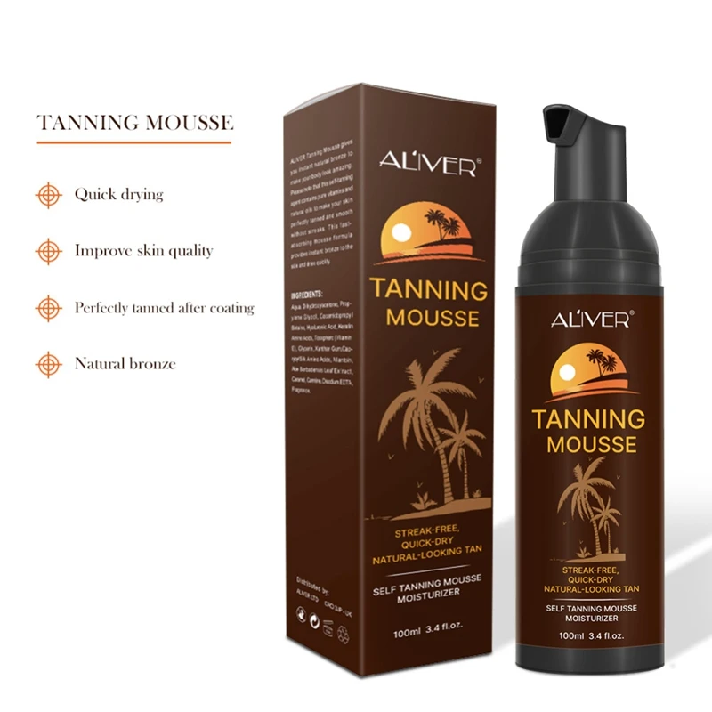 100 мл Горячие Солнцезащитные крем для загара цвета Бронзовый самозагар солярий