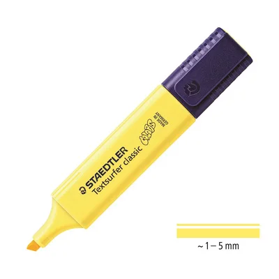 100 Cream yellow 1 шт. STAEDTLER маркер косой маркер ручка дети граффити пуля журнал маркер ручка для заметок канцелярские принадлежности для студентов - Цвет: 100 Cream yellow