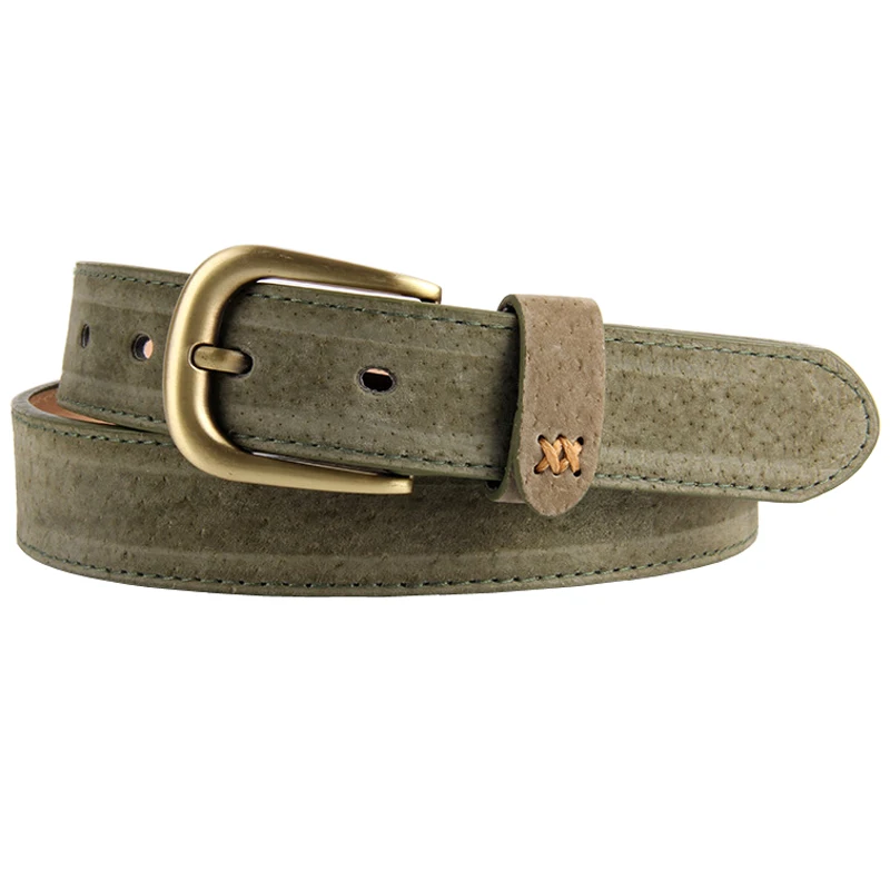 Ремень ELIsfashion из натуральной свиной кожи Женский роскошный пояс с декоративной