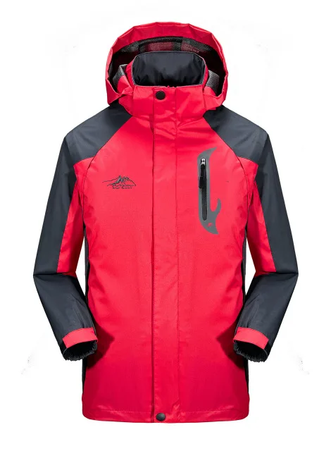 SJ-Maurie L-4XL, лыжный костюм, куртка, пара, ветровка, для сноубординга, дышащая, для мужчин, женщин, зимняя спортивная куртка, для пеших прогулок, снежный набор - Цвет: menR