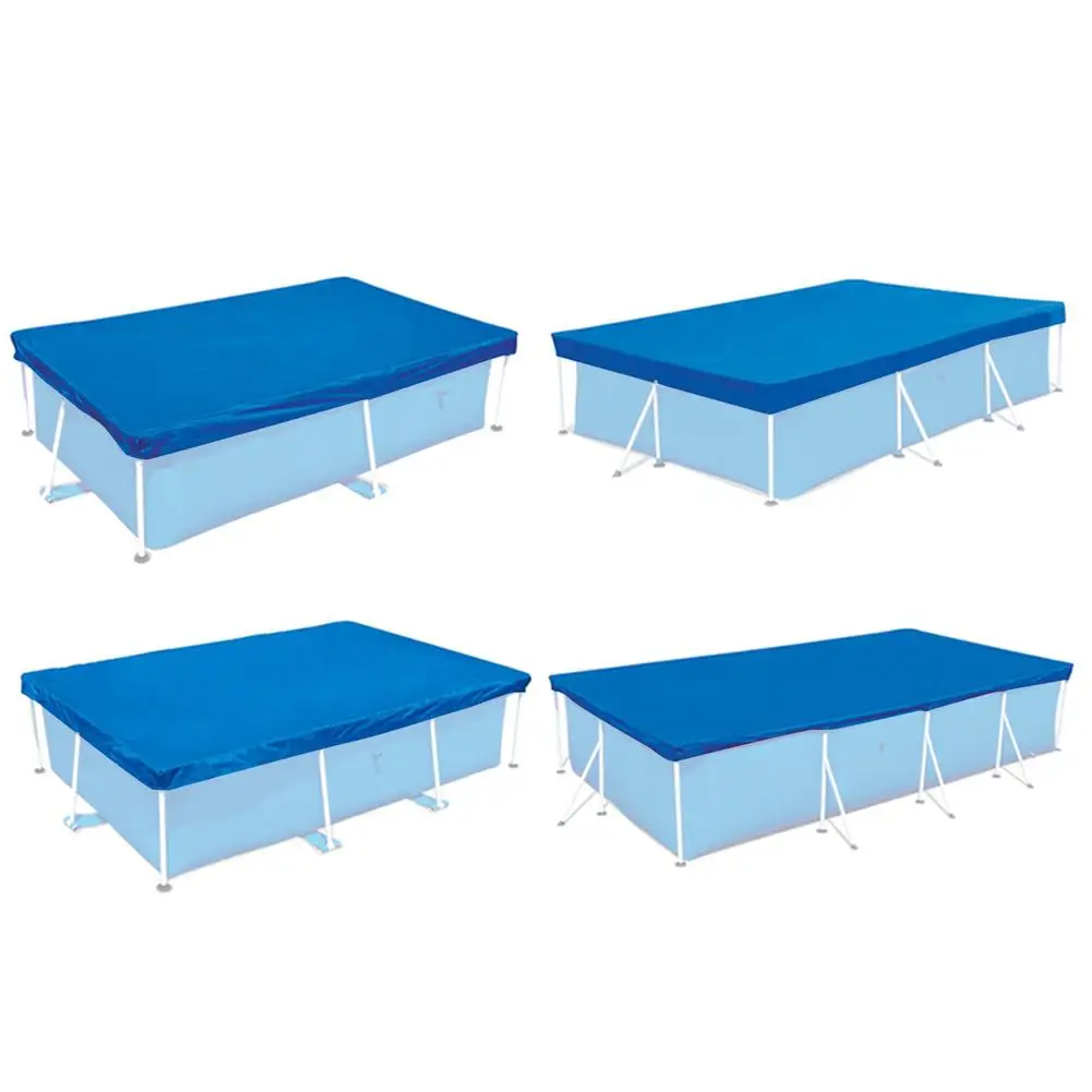 

400*211CM Rectangle Swimming Pool Cover Rainproof Dust Cover Outdoor Dustproof Floor Rain Cloth Mat Cover