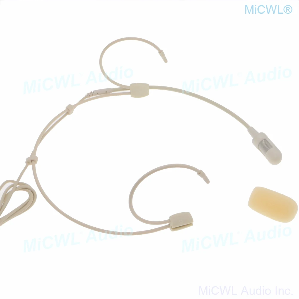 Лучшая бежевая Кардиоидная гарнитура микрофон для Shure ULX Sennheiser HSP6 MiPro AKG Audio Technica