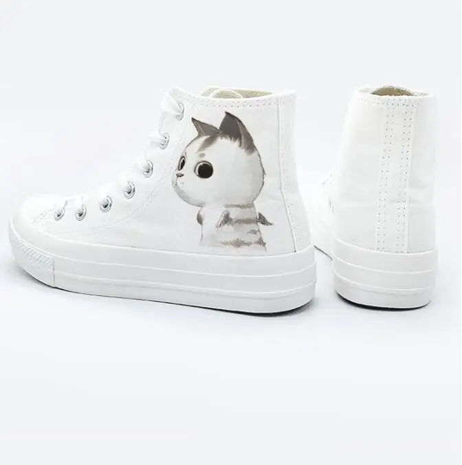 Кроссовки женские холщовые высокие дышащие на платформе повседневная обувь с