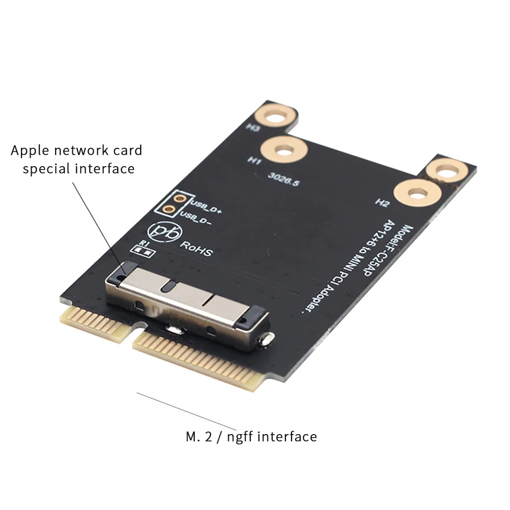 

BCM94360CD 2.4GHz Module Adapter Board WIFI For MacOS BT4.0 Mini Pcie Accessory Network Card Interface Laptop Converter WLAN
