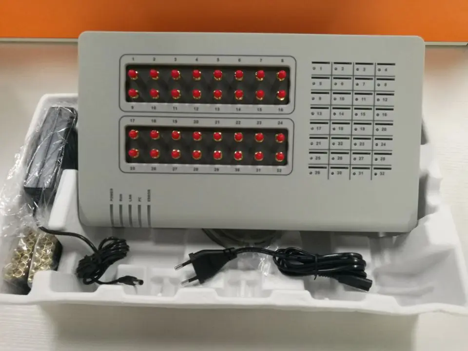 GoIP32 GSM VOIP с 32 sim-портами GoIP32 для IP PBX/маршрутизатор/Поддержка смс и SIM банк/с короткими антеннами