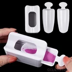 1 шт. для маникюра, оборудование для маникюра, аксессуар Портативный порошок рециркуляции лоток блеск для ногтей ящик для хранения, маникюр инструмент