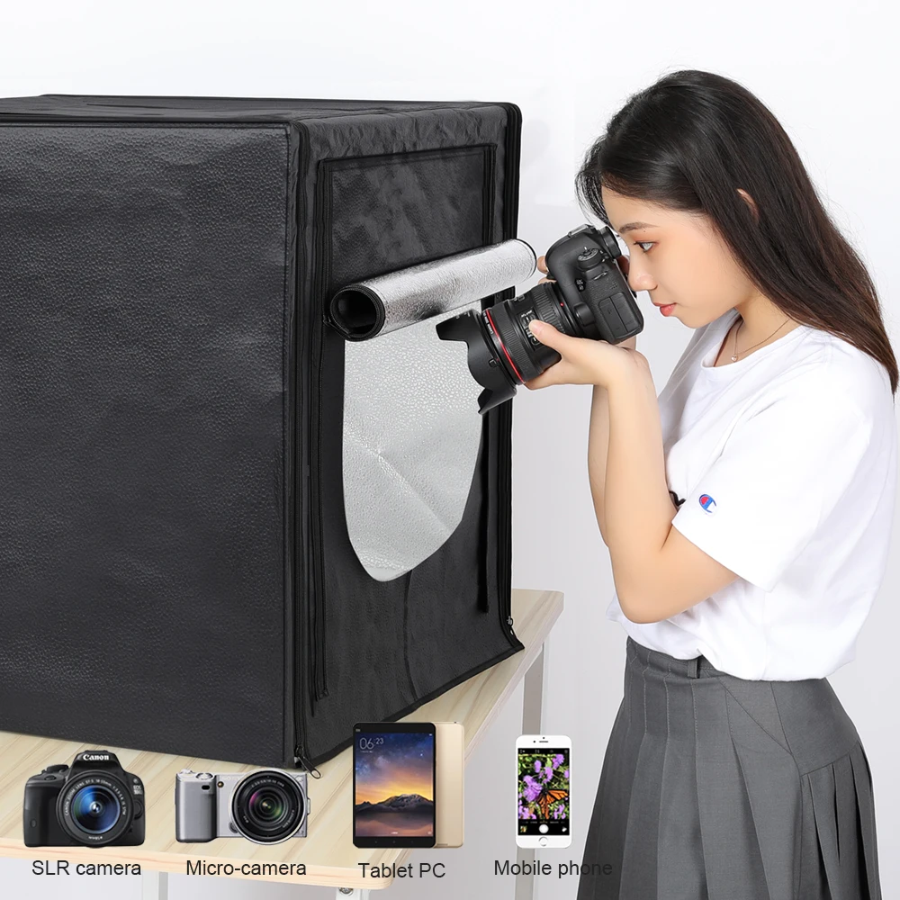 Lightbox коробка для фотографий настольная съемка складной студийный фото