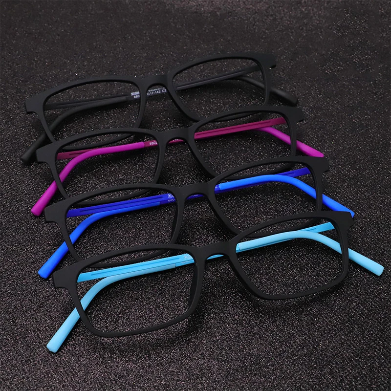 

Veshion Titanium Glasses Frame Men Tr90 Spectacle Frames Square Eyeglasses Frame for Male Female Small Face Ultra-light Myopia