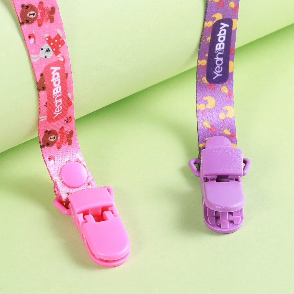 

Yeahibaby 5PCS Pacifier Clips Baby Pacifier Holder Teething Ring Holder Baby Shower Gift for Baby