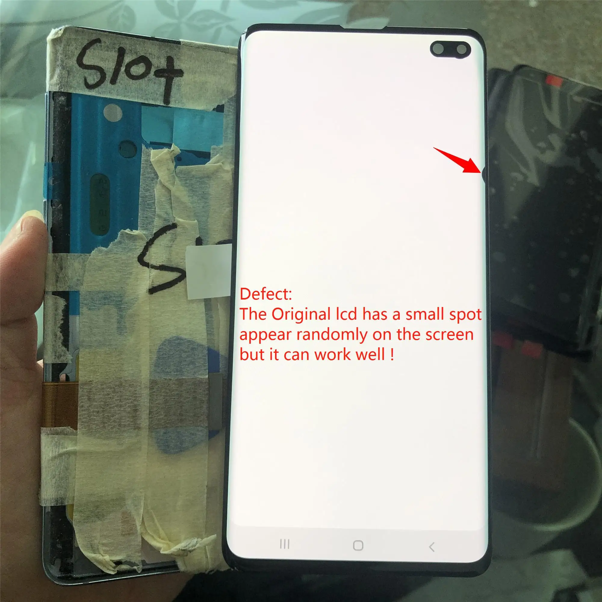 SUPER AMOLED 6 4 ''S10 плюс ЖК дисплей для SAMSUNG Galaxy S10 + SM G9750 G975F с сенсорным экраном Digitizer