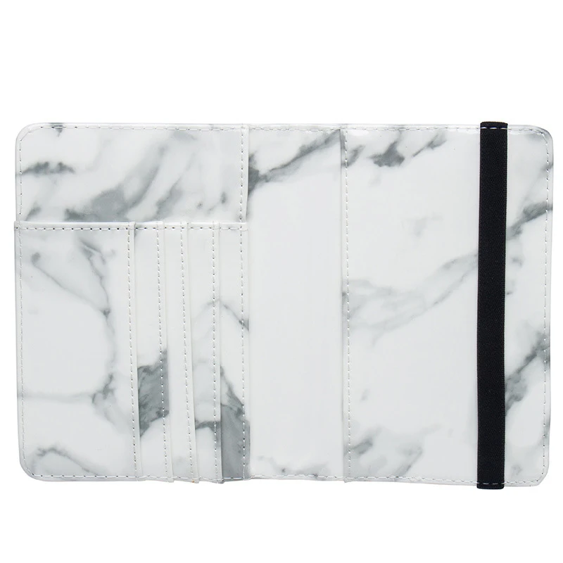 Обложка для паспорта в мраморном стиле водонепроницаемый держатель дорожная