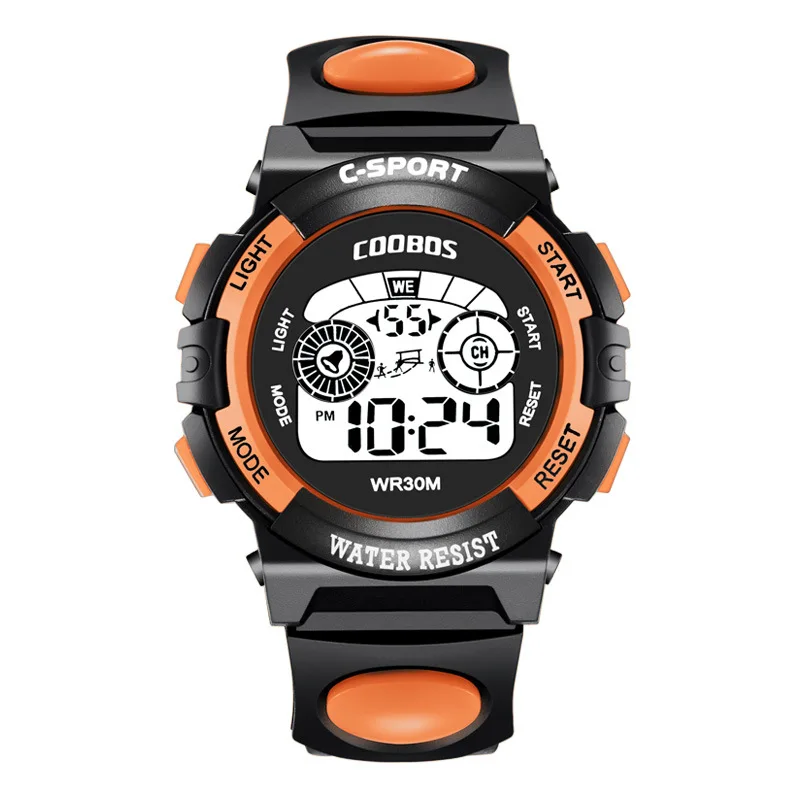 Школьные часы для мальчиков и девочек электронные модные детские наручные с