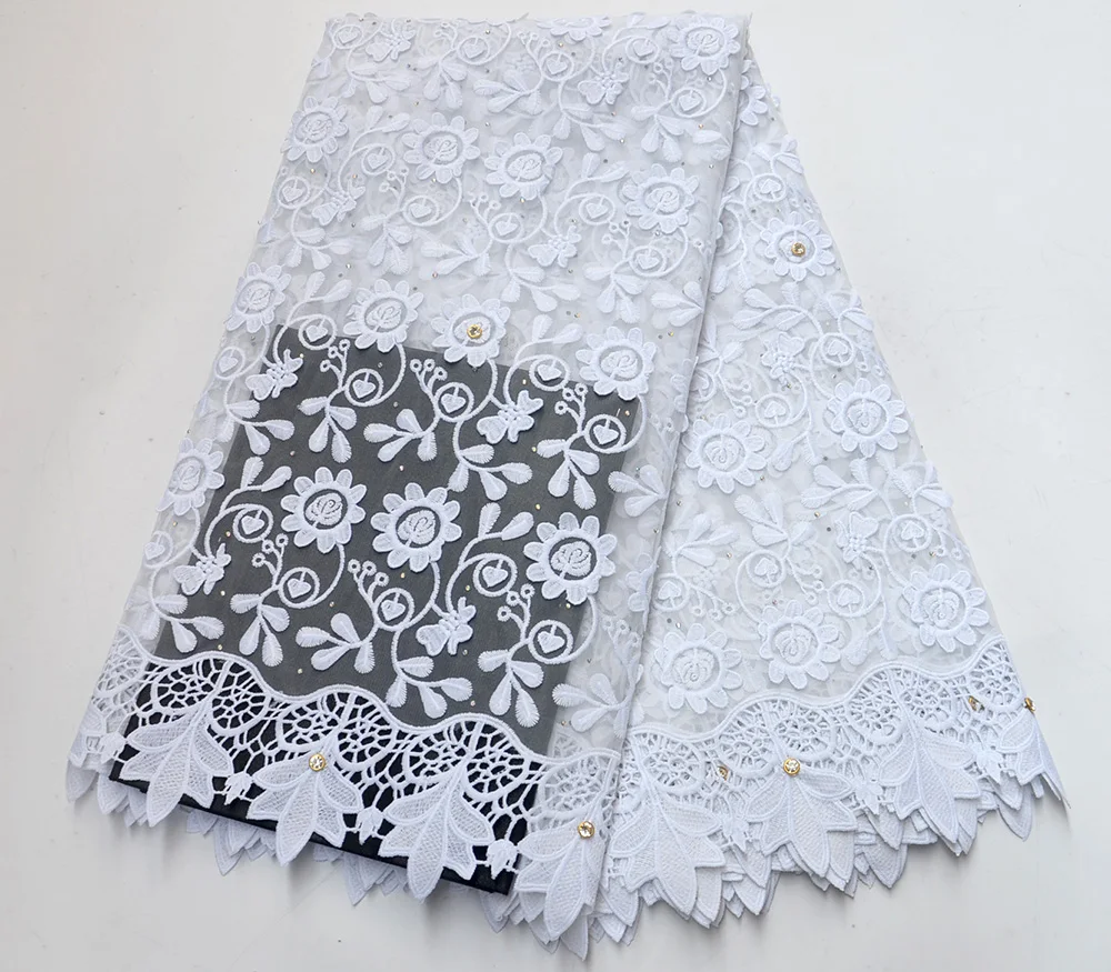

2019 African Party Dress Fabric Nigerian lace French hight quality Tulle Lace