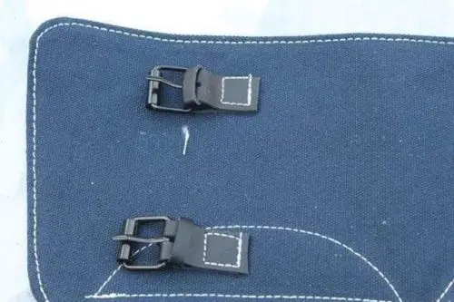 WWII WW2 GERMAN CANVAS ARMY LEGGINGS PUTTEE blue WORLD WAR II SOLDIER MILITARY | Тематическая одежда и униформа