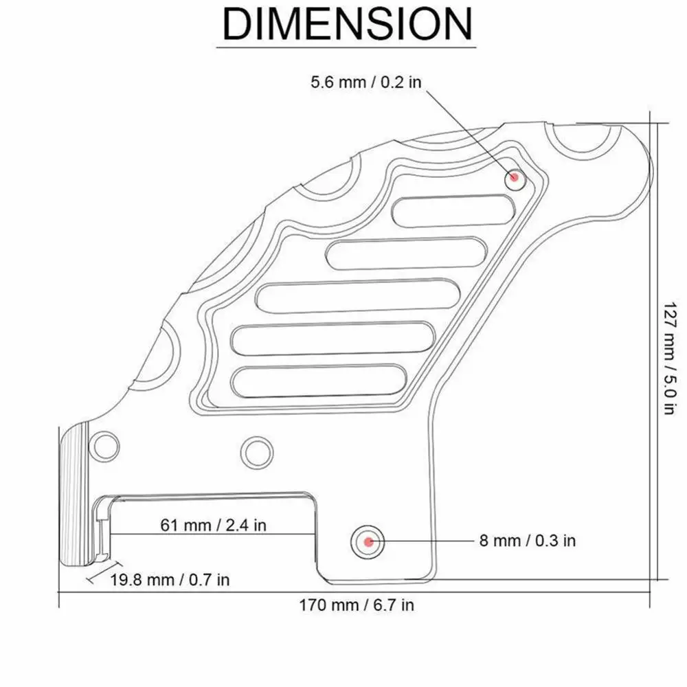 

Set CNC Rear Brake Disc Guard Protector Cover+Pedal Step Tips & Gear Shifter Lever Tip For KTM 125 144 150 200 250 300 450 EXC