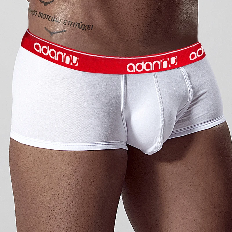 Хлопковое Мужское нижнее белье боксеры Cueca пикантные мужские трусы для геев