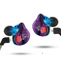 Плотным верхним ворсом KZ ZS10 PRO металлической дужкой, 4BA+ 1DD Гибридный 10 единиц Hi-Fi наушники, регулятор баса, наушники, наушники-вкладыши, наушники для AS10 ZS10 ZST ZSN C10