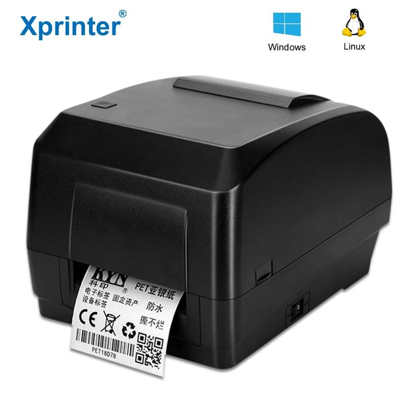 Термопринтер Xprinter 304 точек/дюйм с лентой цвет в ассортименте Принтеры 