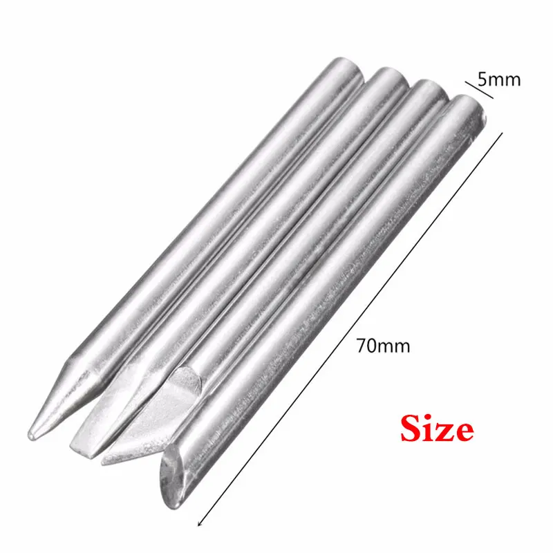 4 шт. сменные наконечники для паяльника диаметр 5 мм 60 Вт | Инструменты