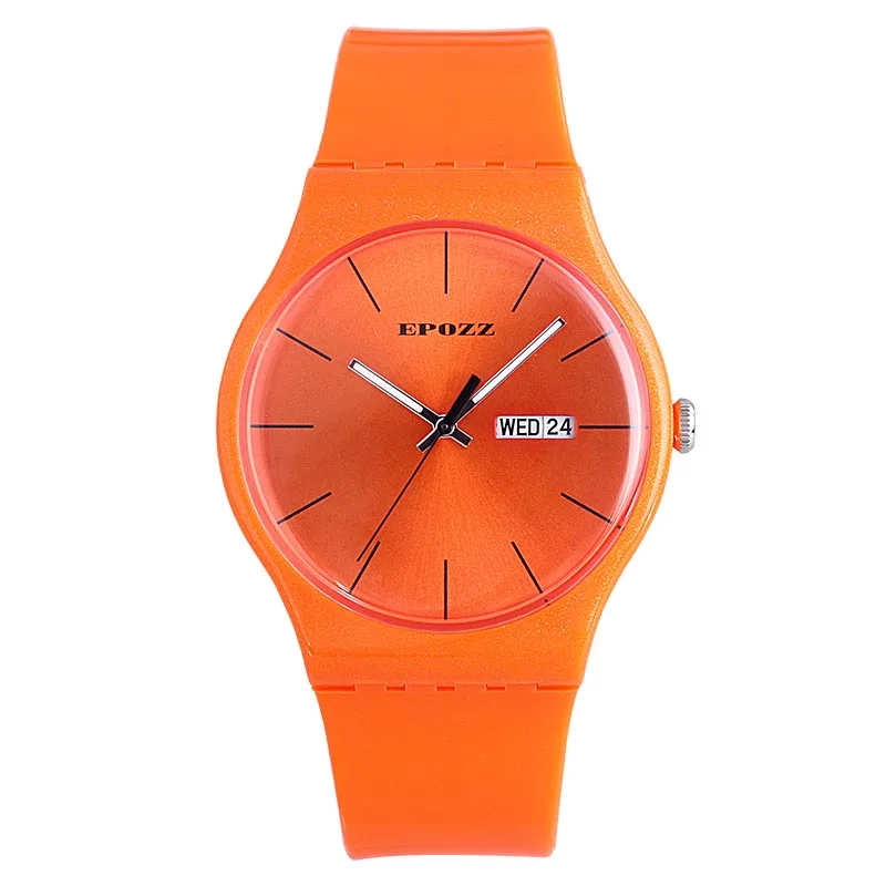 Часы Epozz женские легсветильник тонкие простые яркие повседневные с мягким