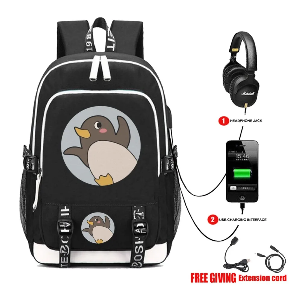 

anime A Place Further Than the Universe backpack USB charging Headphone jack Men women travel backpack School book Bags 6 style