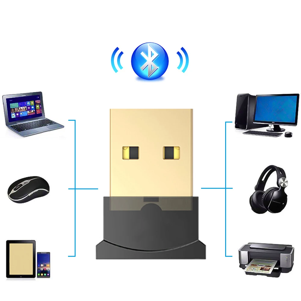 USB Bluetooth 5 0 адаптер передатчик приемник аудио ключ беспроводной для компьютера ПК