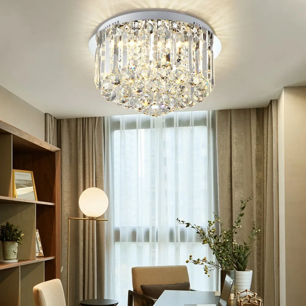 Современный светодиодный подвесной светильник круглая Роскошная элегантная