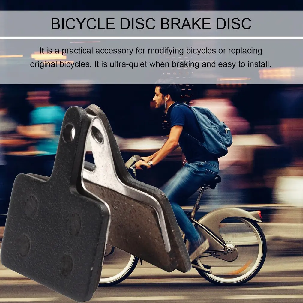BIKEIN P01BP 2 шт. металлические резиновые велосипедные дисковые Тормозные колодки