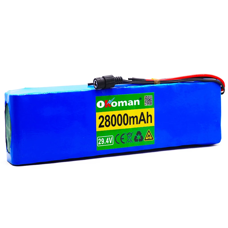 100% новый 7S4P 24v литий-ионный аккумулятор 29 4 v 28Ah мотор для электрического