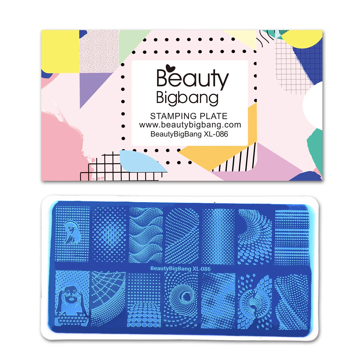 Штамповочные пластины Beauty bigbang новый дизайн фэнтези точка вихревой красоты