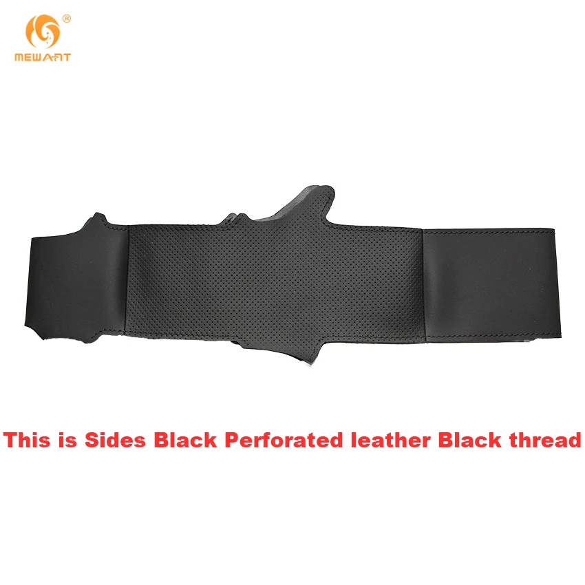 Чехол на руль автомобиля MEWANT из черной искусственной кожи для Kia Forte 2009 2014 Soul 2010 2013