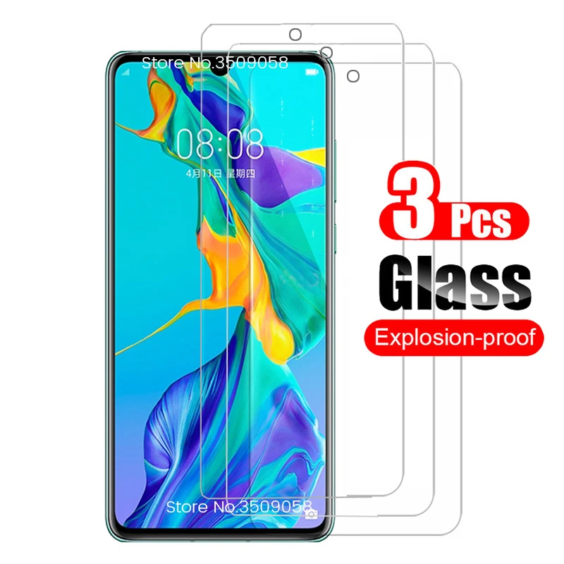 Защитное стекло для huawei p20 p30 p40 lite p 20 30 40 3 шт. легкая Защитная пленка экрана smart plus