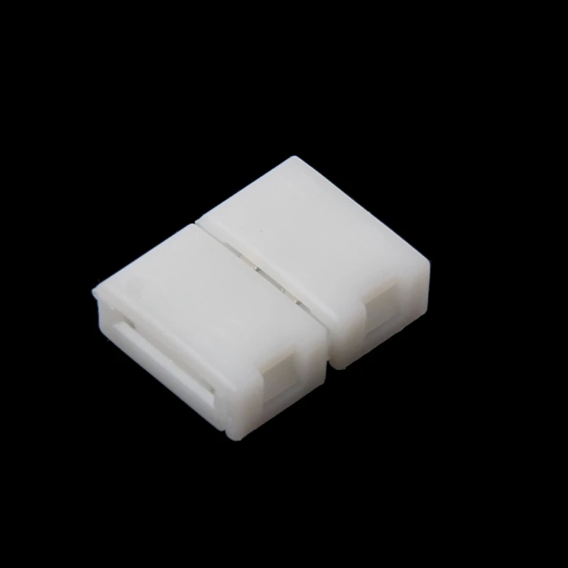 

Solderless Clip-on Coupler Connector 4 Pin 10mm For 5050 RGB LED Strip Light H052