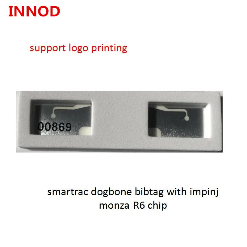 1000 шт./лот Новое прибытие ISO18000-6C Система синхронизации гонки RFID метки UHF Smartrac тег