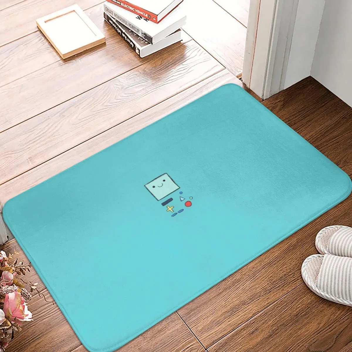

Cute Handdrawn BMO Doormat Carpet Mat Rug Polyester PVC Non-Slip Floor Decor Bath Bathroom Kitchen Bedroom 40*60