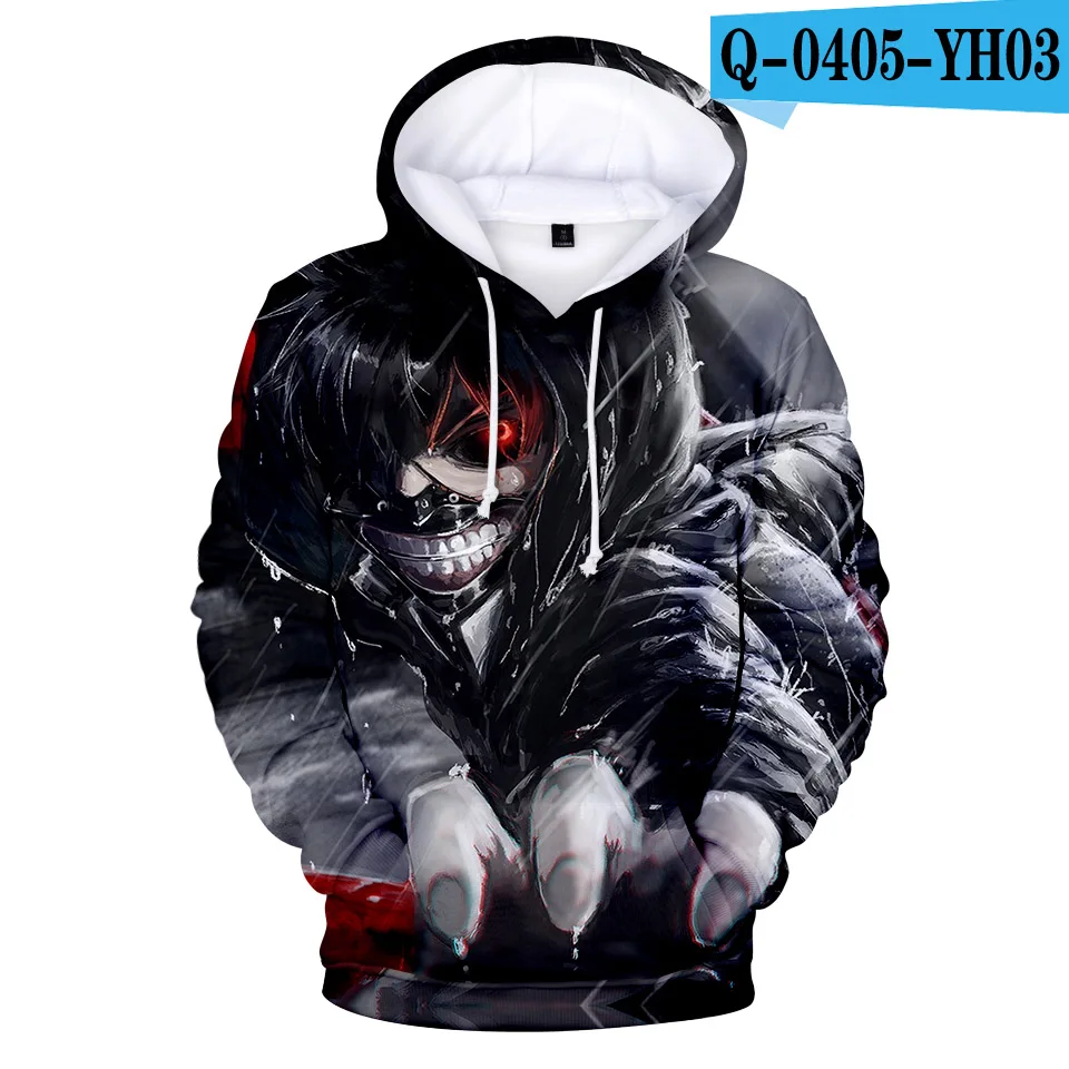 Забавные толстовки с капюшоном Beroemde Merk Hoge Kwaliteit Tokyo Ghoul mannen Truien Ken Kaneki для косплея