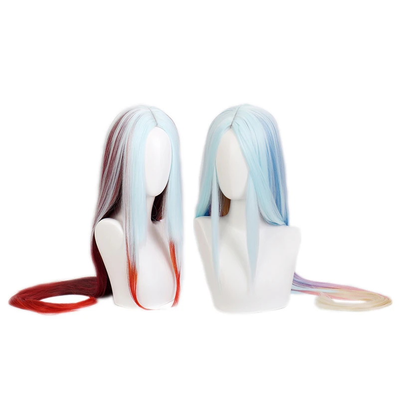 Парик для косплея LOL Dawnbringer Ночная кожа сорака 120 см длинные прямые смешанные