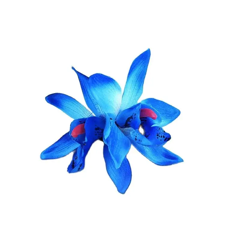 Hot Sale Women Summer Bohemia Beach Lily Orchid Flower Hair Clip Bridal Wedding Headwear Holiday Ornaments Accessories |