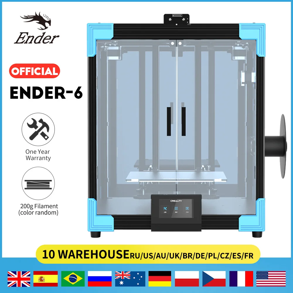 Ender-6 3d Printer Kit High Precision Large Size Silence Mainboard TMC2208 Creality 3D | Компьютеры и офис