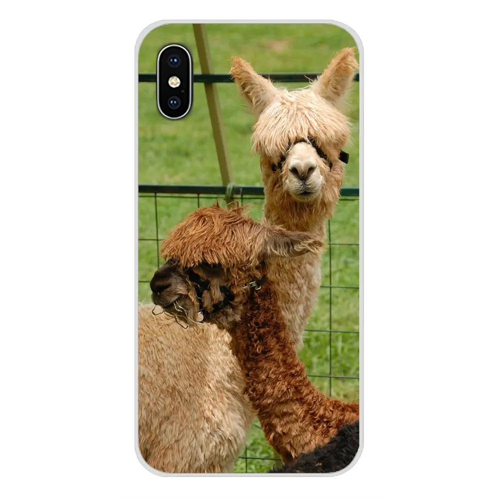 Прозрачный чехол из ТПУ для Apple iPhone X XR XS 11 12Pro MAX 4S 5C SE 2020 6S 7 8 Plus ipod 5 6 лама альпака |