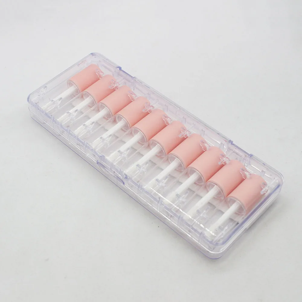 4 мл 10 шт. в наборе пустые тубы для блеска губ мини прозрачный пластиковый