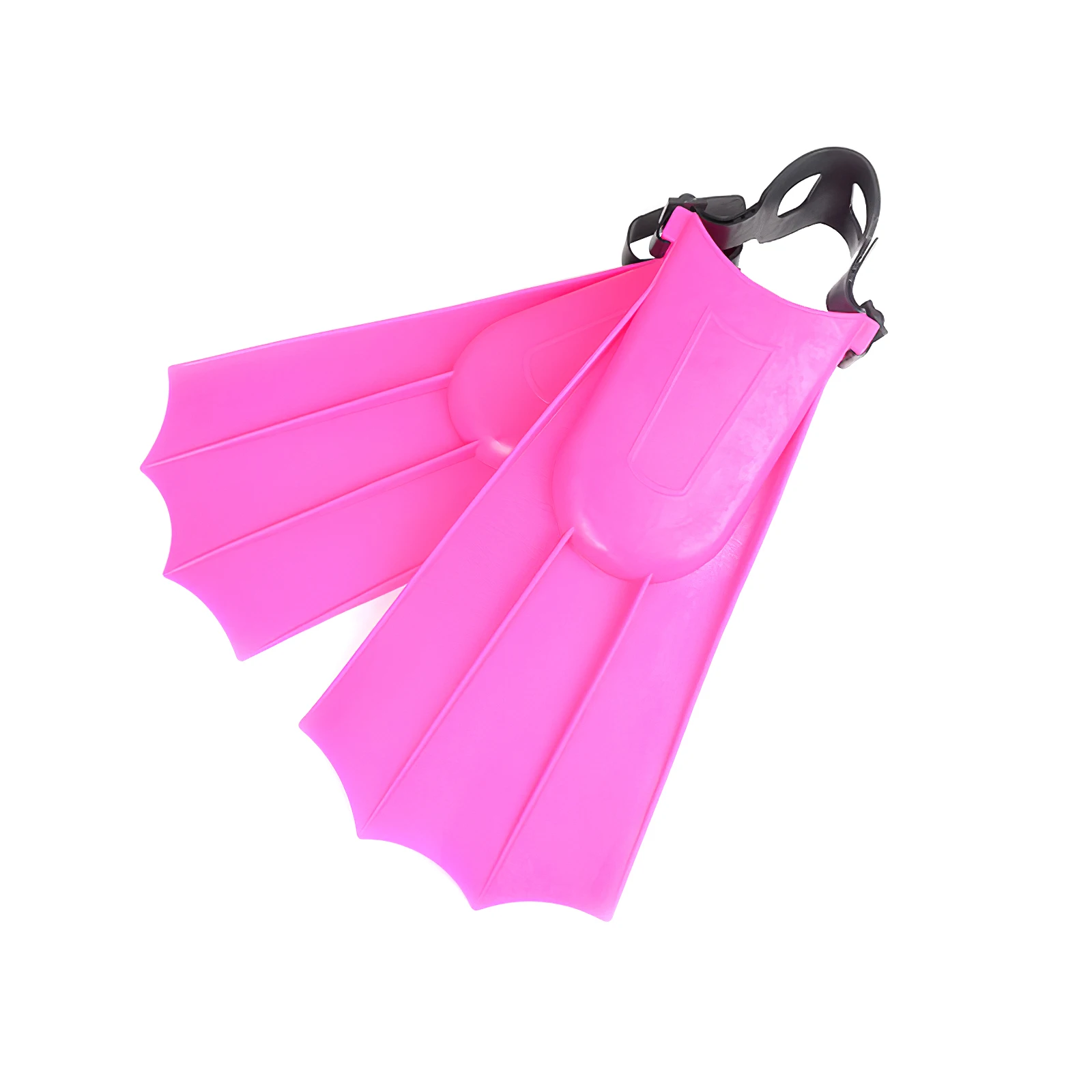 

Swimming Fins TPR Snorkeling Foot Flippers Comfortable Portable Adjustable Diving Fins For Adult Beginner Swimming Comfortable