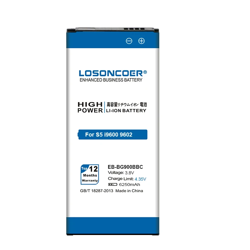 LOSONCOER 6250 мА/ч, EB-BG900BBC для samsung Galaxy S5 Neo G903F G903W G903FD G900 2800 мА/ч, EB-BG903BBE Батарея