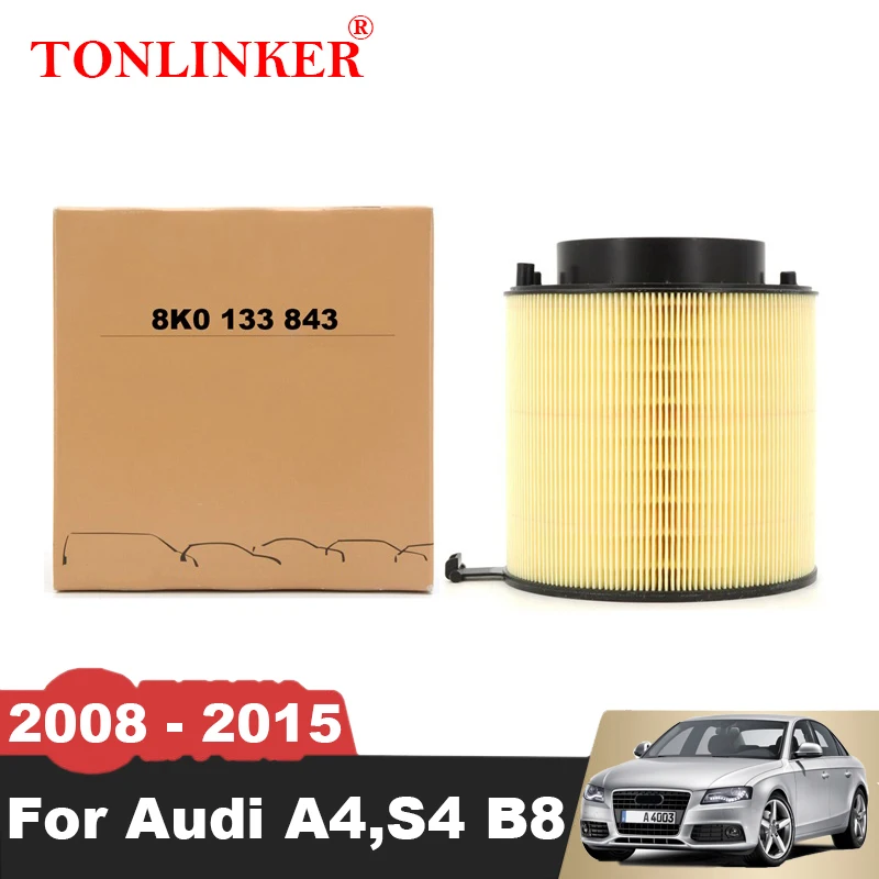 

TONLINKR воздушный фильтр 8K0133843 для Audi A4 B8 2008 2009 2010 2011 3.2FSI 2012 2013 2014 2015 3.0TDI 3,0 TFSI S4 автомобильные аксессуары
