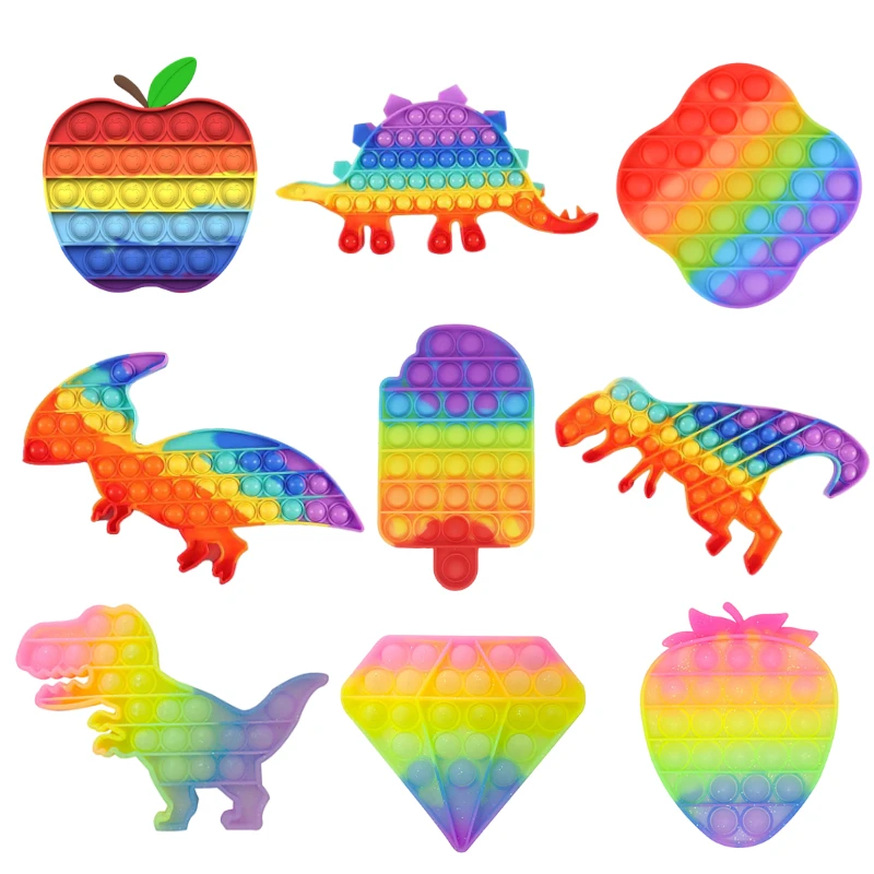 

Новинка 2021, Прямая поставка, фиджет, простые игрушки, ручные игрушки для снятия стресса, Ранняя развивающая игрушка для взрослых и детей, рад...