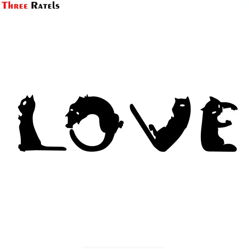 

Три Ratels FD75 любовь кошки заклинание любовь виниловая наклейка