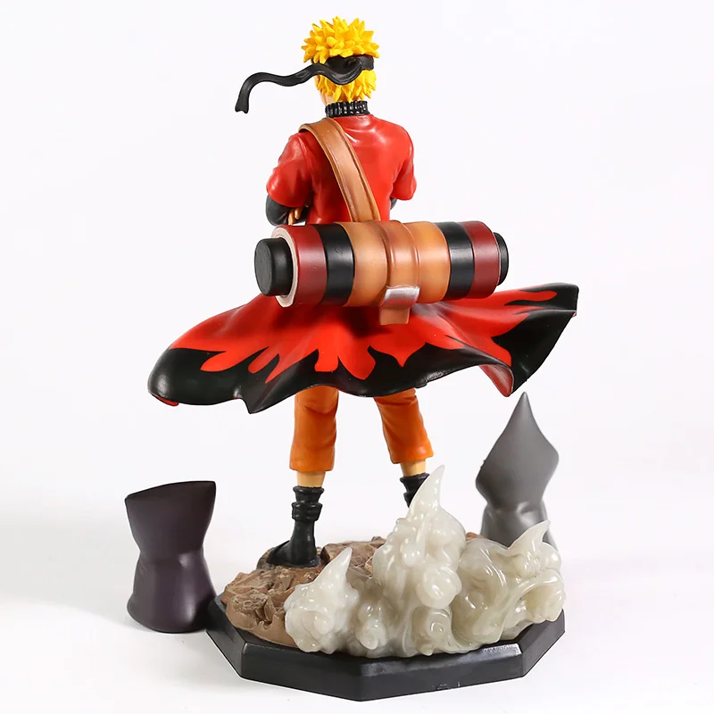 Наруто Shippuden GK Uzumaki Наруто Sennin режим с Сима фукасаку ПВХ Статуя Фигурка Коллекционная модель игрушки
