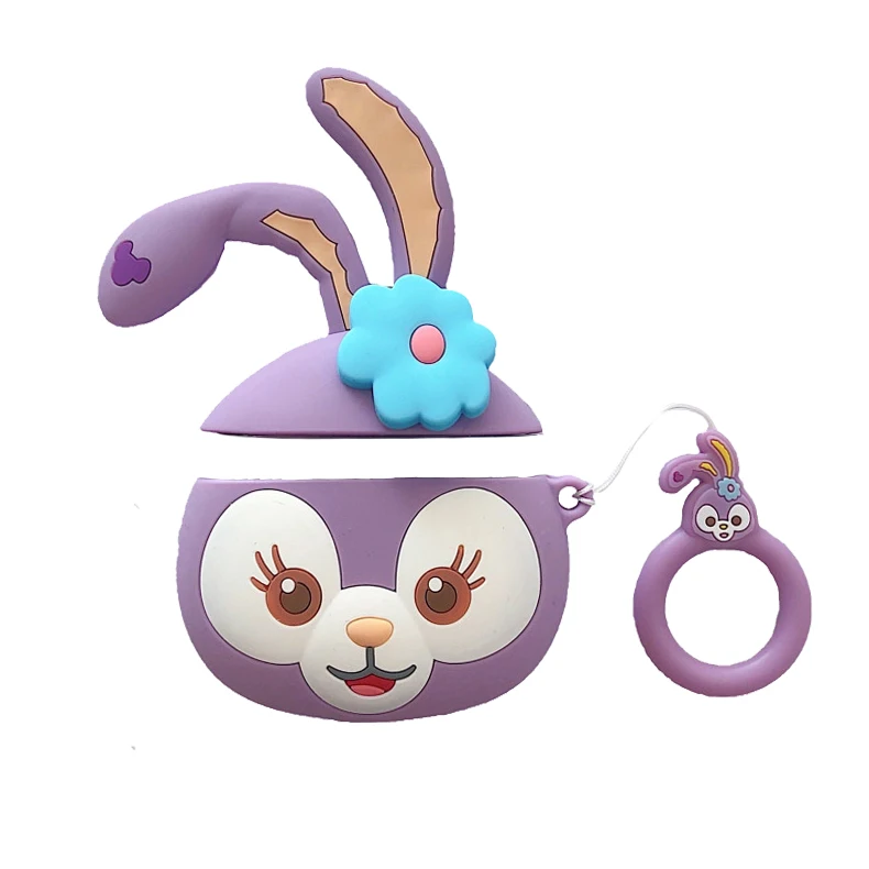 

Anime Duffy StellaLou Soft Silicone Airpods Case Novelty Glitter Bluetooth Headset Dustproof Cases