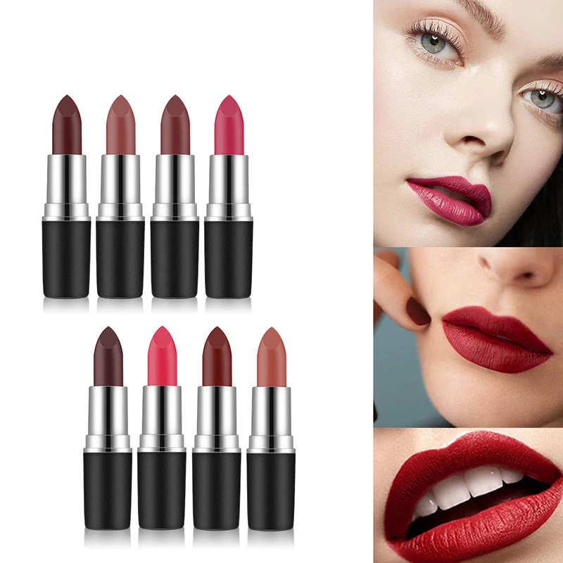 

8Colors Silky Girl Velvet Matte Warhead Lipstick Beauty Makeup Cosmetic Lipstick Set Luxury Makeup Lip Gloss for Women