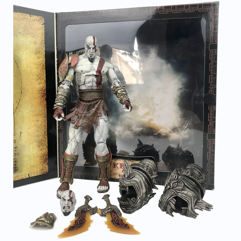Фигурка призрака спартанца Кратоса Ultimate Edition экшн-фигурка NECA God Of War 3 моделька